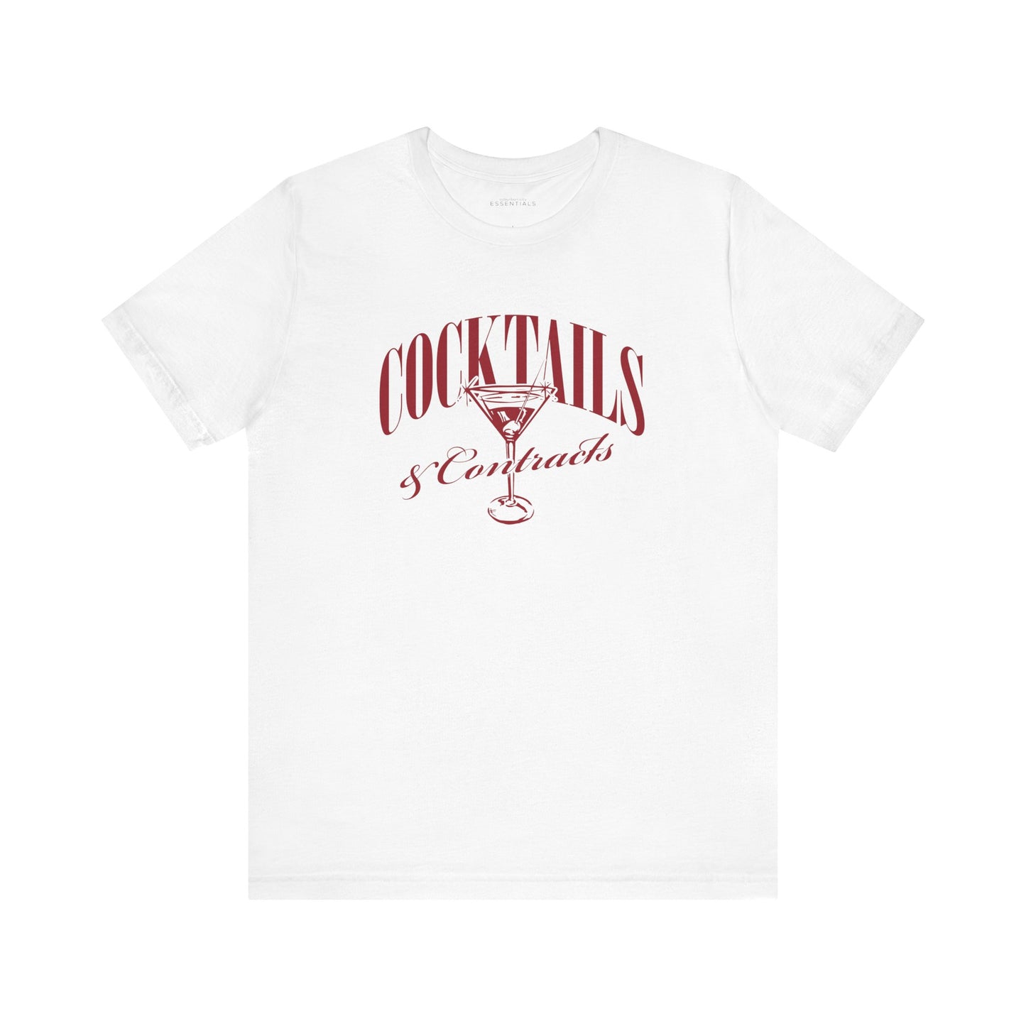 Cocktails & Contracts | Unisex Everyday Jersey Tee