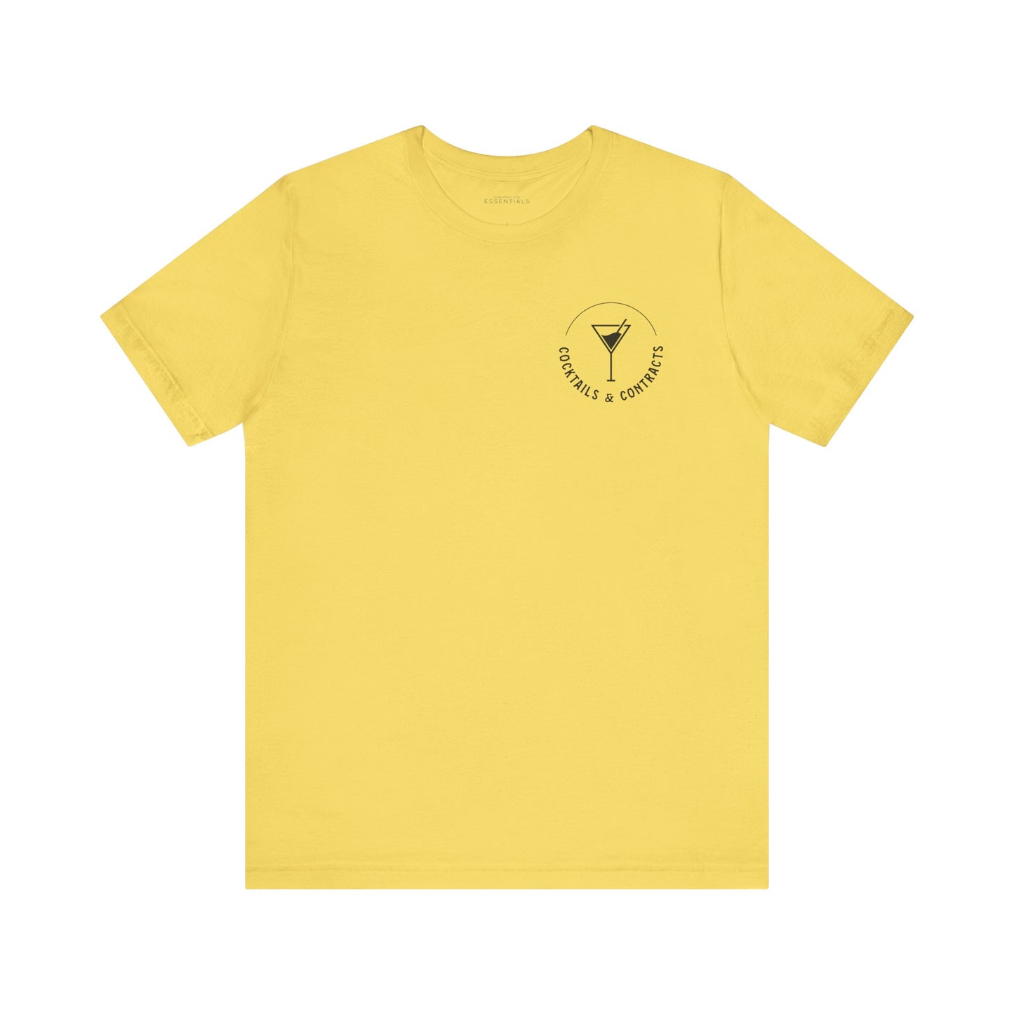 Cocktails & Contracts | Unisex Everyday Jersey Tee