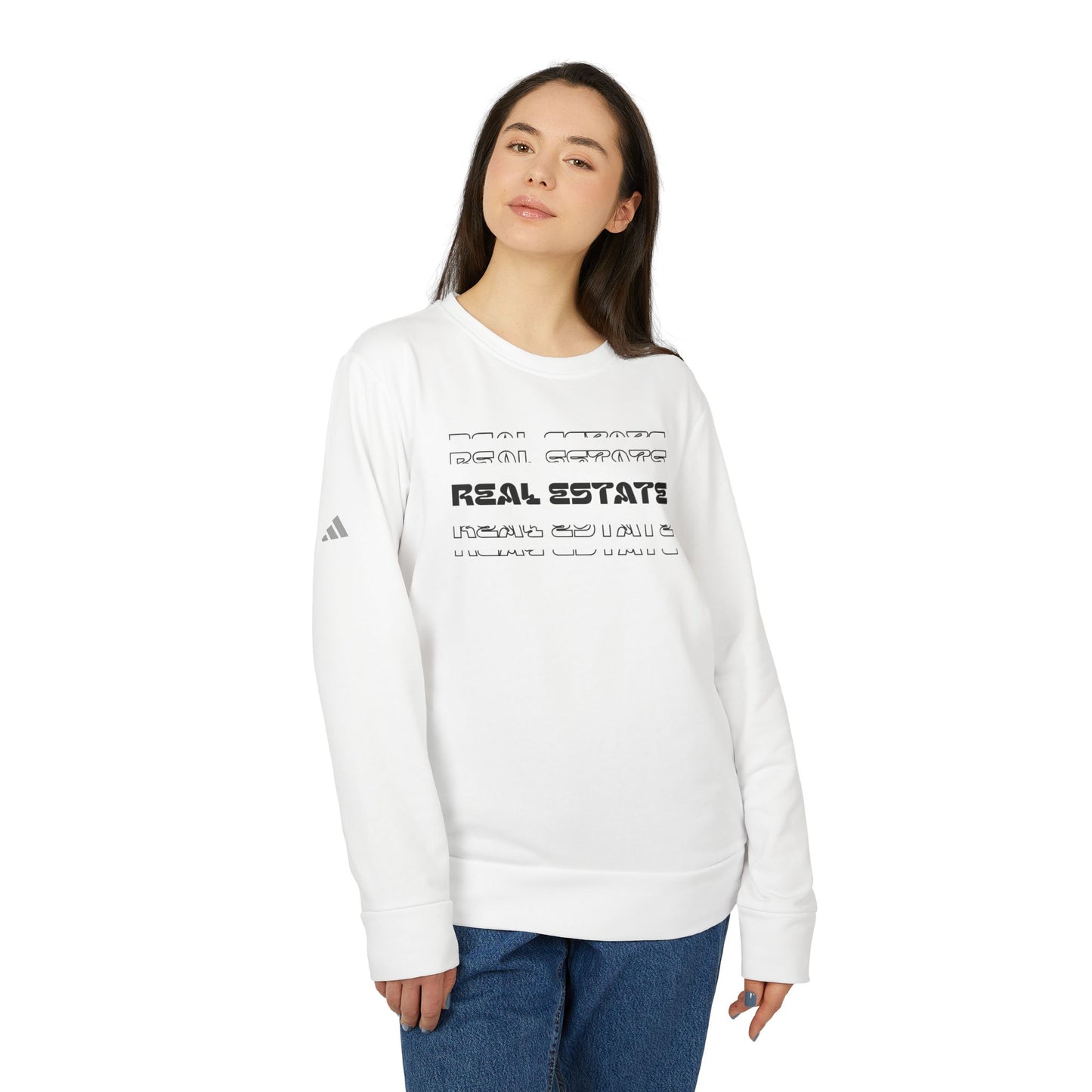 Adidas Unisex Fleece Crewneck Sweatshirt - Real Estate Edition