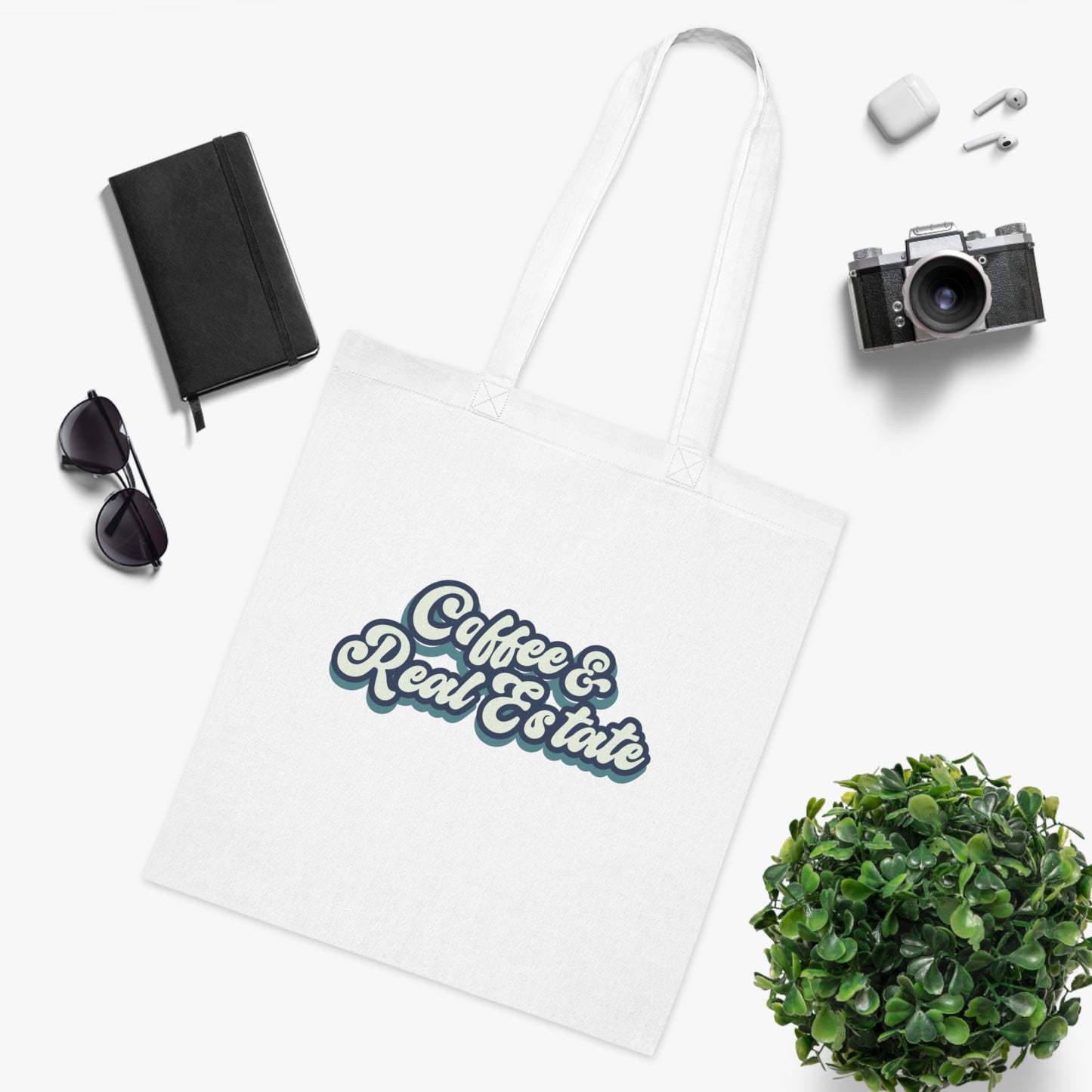 Coffee & Real Estate | Everyday Cotton Canvas Tote Bag