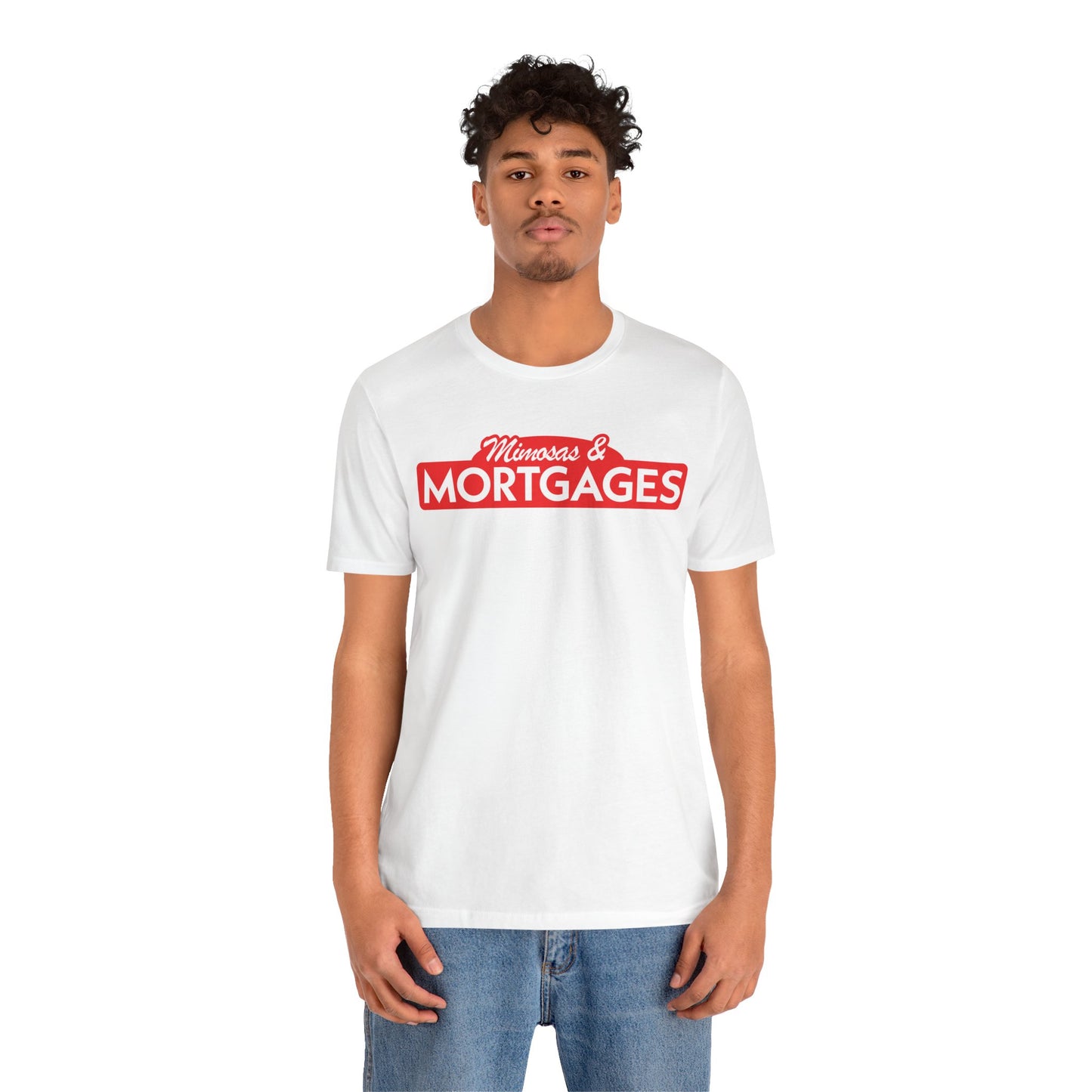Mimosas & Mortgages | Unisex Everyday Jersey Tee