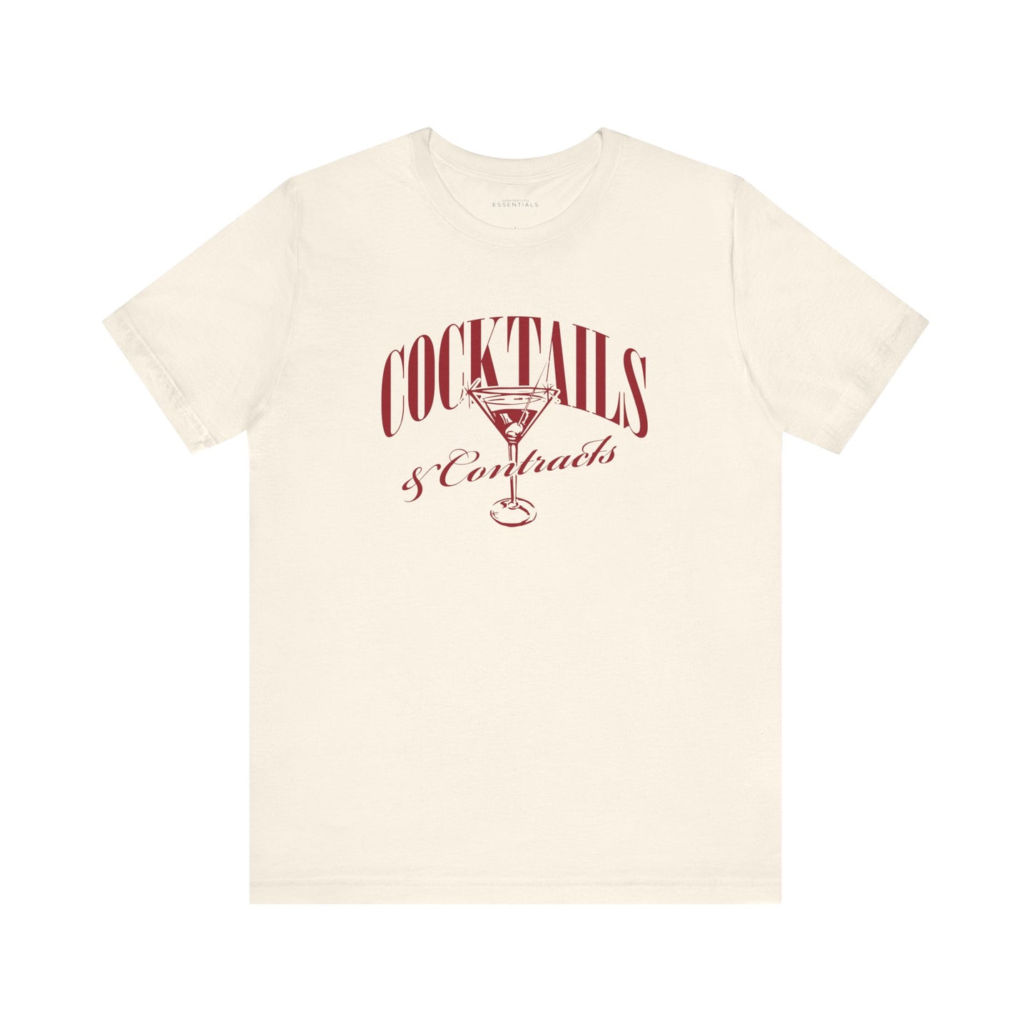 Cocktails & Contracts | Unisex Everyday Jersey Tee