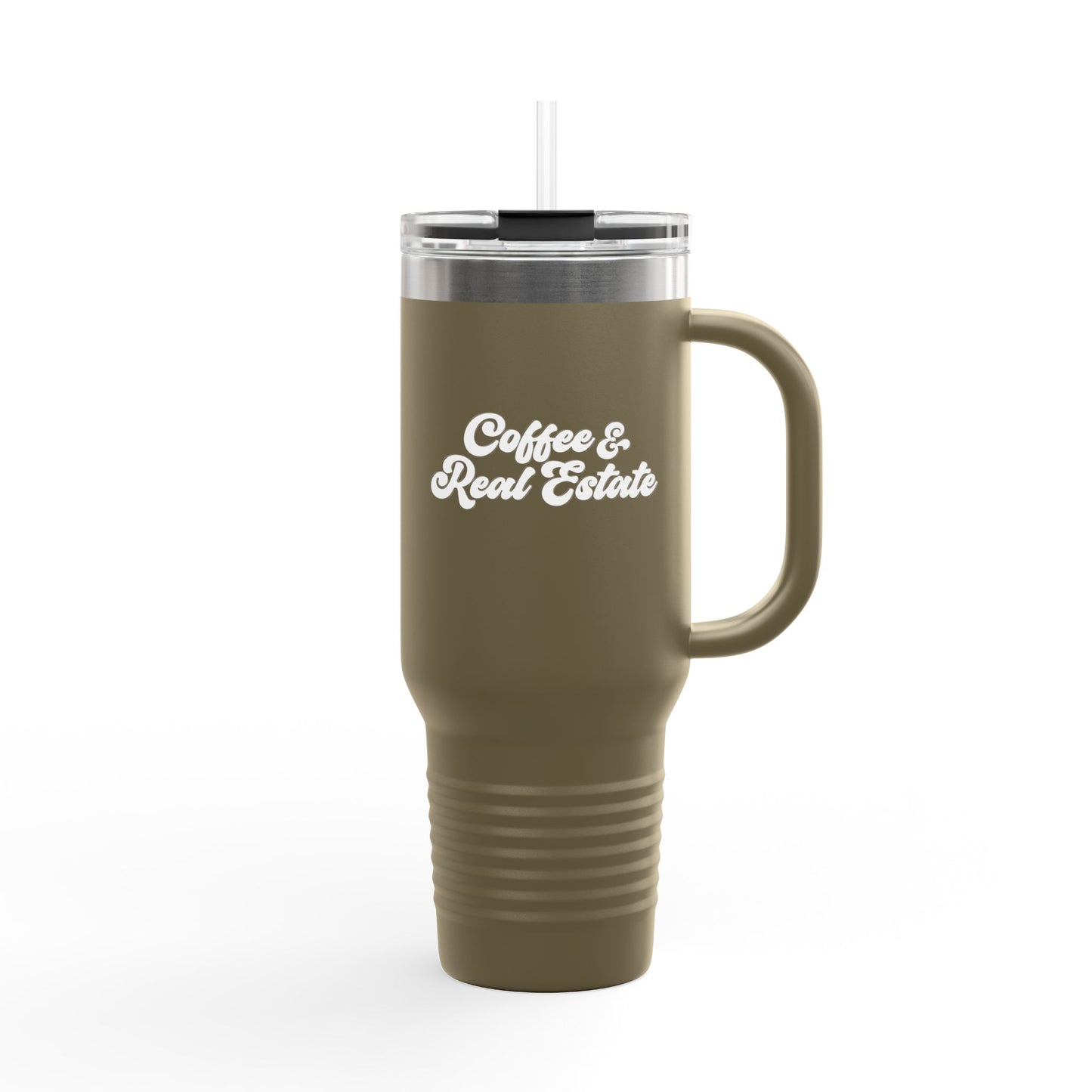 Coffee & Real Estate | Insulated 40oz Quencher Mug