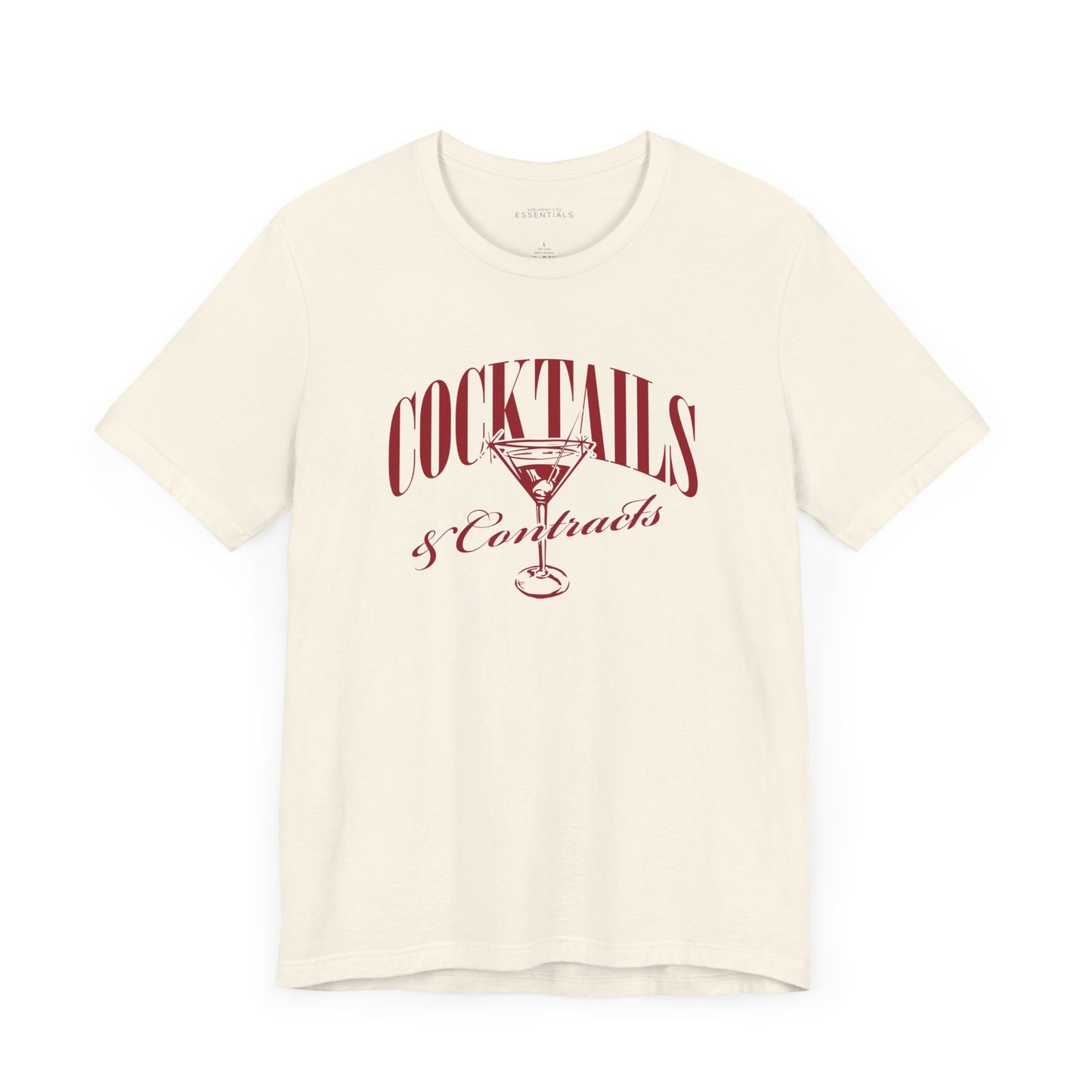 Cocktails & Contracts | Unisex Everyday Jersey Tee