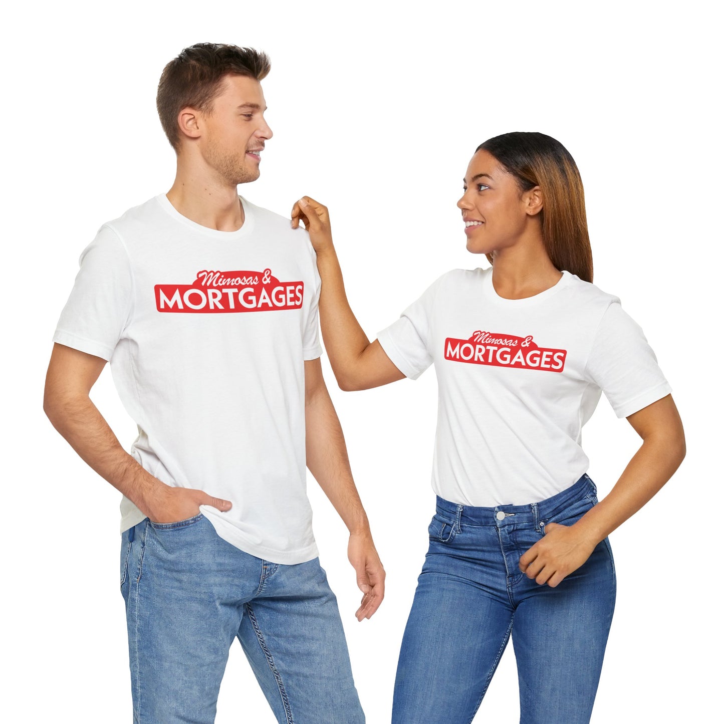 Mimosas & Mortgages | Unisex Everyday Jersey Tee